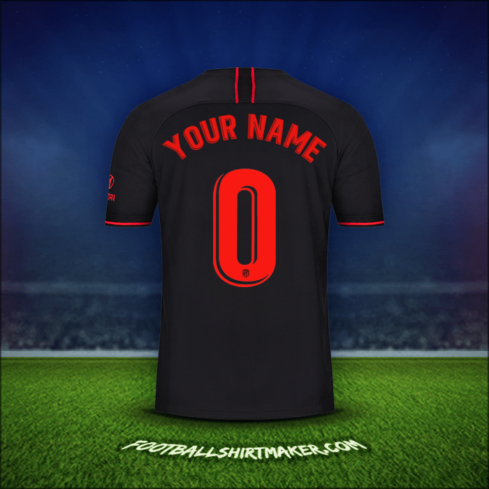 Shirt Atletico Madrid 2019/20 Away -  your name - 0
