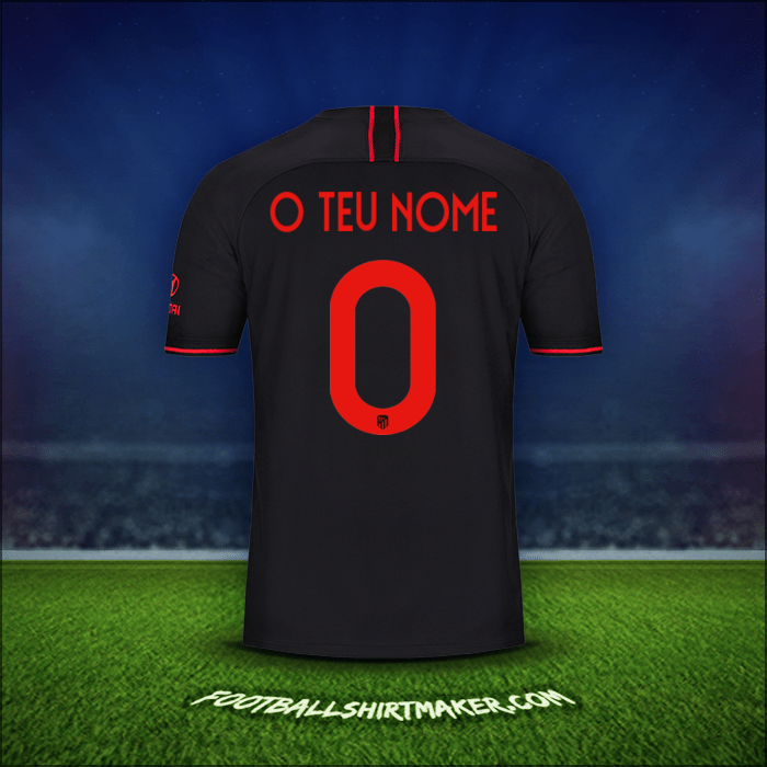 Camisola Atletico Madrid Cup 2019/20 Alternativa -  o teu nome - 0
