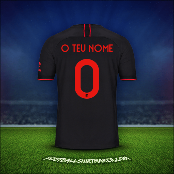 Camisola Atletico Madrid Cup 2019/20 Alternativa -  o teu nome - 0
