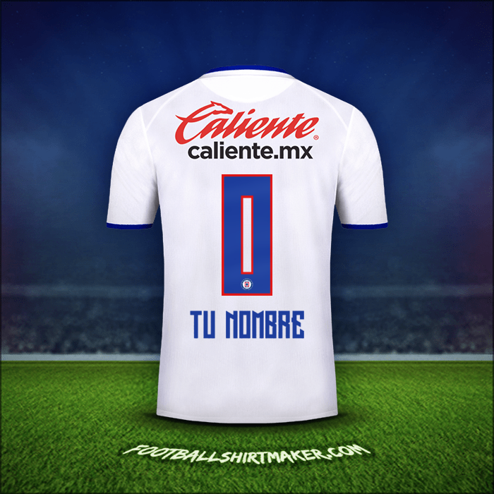 Jersey Cruz Azul 2019/20 Visita -  tu nombre - 0
