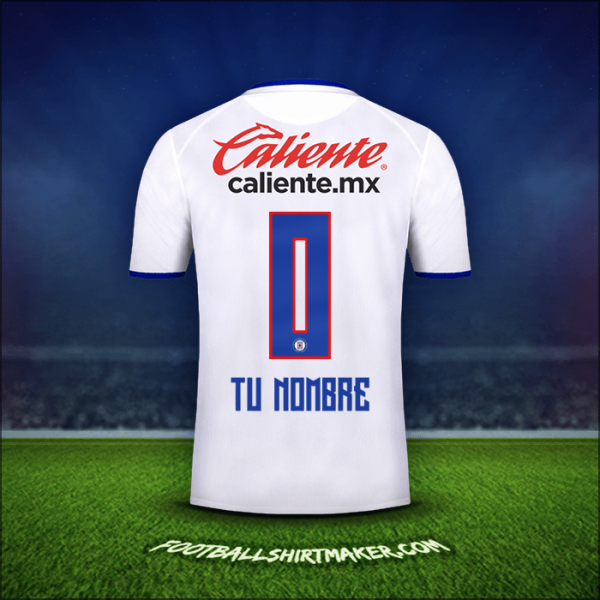 Jersey Cruz Azul 2019/20 Visita -  tu nombre - 0