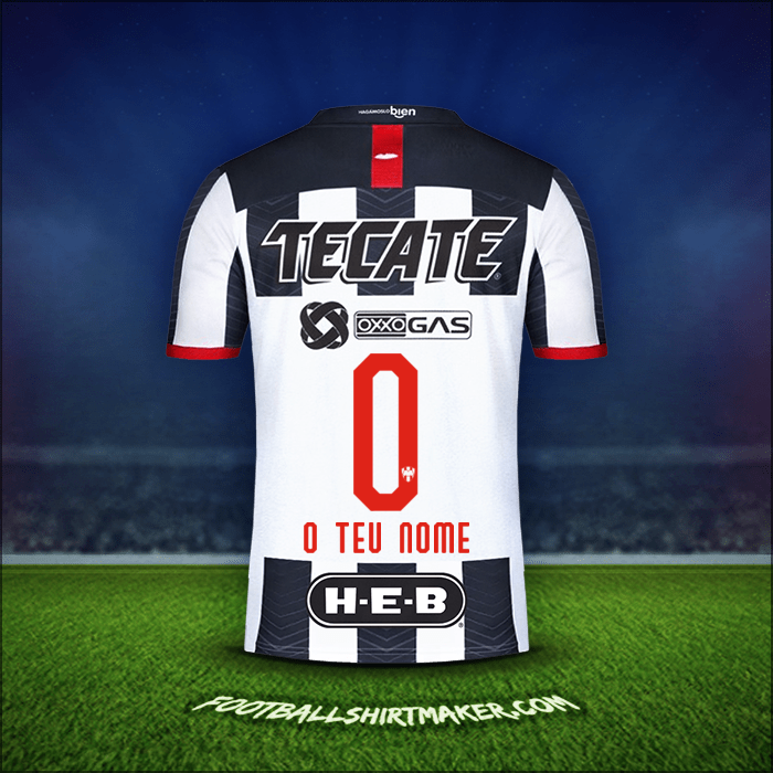 Camisola Monterrey 2019/20 -  o teu nome - 0