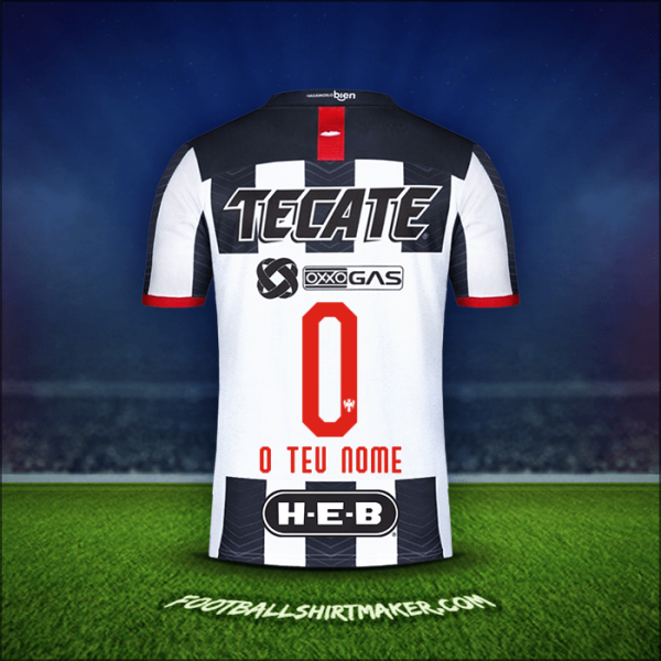 Camisola Monterrey 2019/20 -  o teu nome - 0