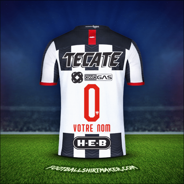 Maillot Monterrey 2019/20 -  votre nom - 0