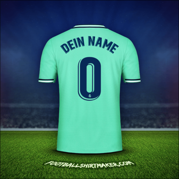 Trikot Real Madrid CF 2019/20 Dritte -  dein name - 0