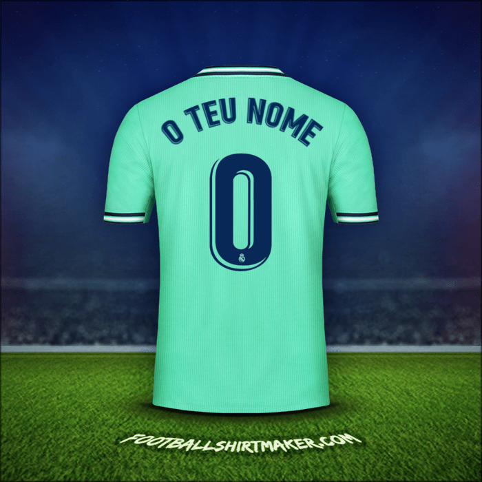 Camisola Real Madrid CF 2019/20 Terceira -  o teu nome - 0