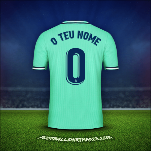 Camisola Real Madrid CF 2019/20 Terceira -  o teu nome - 0