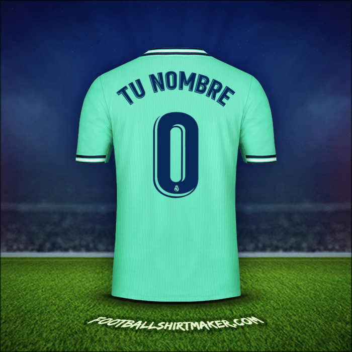 Jersey Real Madrid CF 2019/20 Tercera -  tu nombre - 0