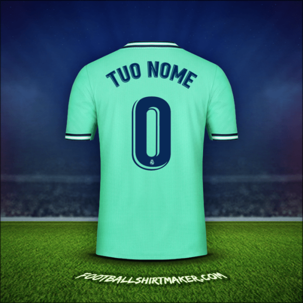 Maglia Real Madrid CF 2019/20 Terza -  tuo nome - 0