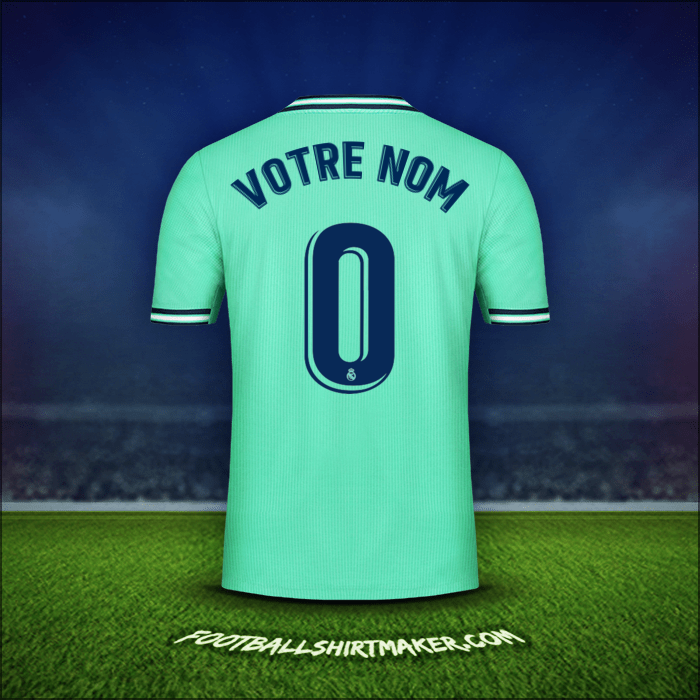 Maillot Real Madrid CF 2019/20 Troisième -  votre nom - 0