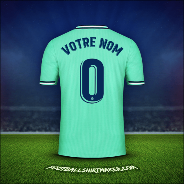 Maillot Real Madrid CF 2019/20 Troisième -  votre nom - 0