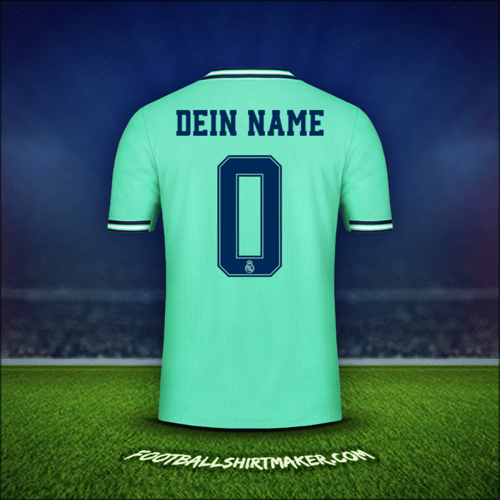 Trikot Real Madrid CF Cup 2019/20 Dritte -  dein name - 0