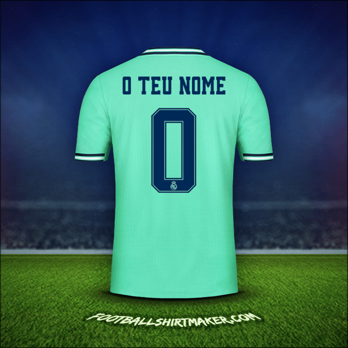 Camisola Real Madrid CF Cup 2019/20 Terceira -  o teu nome - 0
