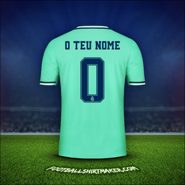 Camisola Real Madrid CF Cup 2019/20 Terceira -  o teu nome - 0
