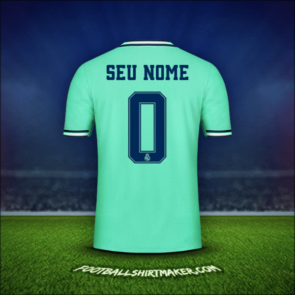 Camisa Real Madrid CF Cup 2019/20 Terceira -  seu nome - 0