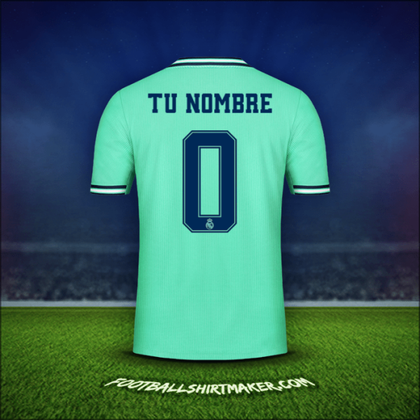 Camiseta Real Madrid CF Cup 2019/20 Tercera -  tu nombre - 0
