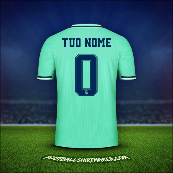 Maglia Real Madrid CF Cup 2019/20 Terza -  tuo nome - 0