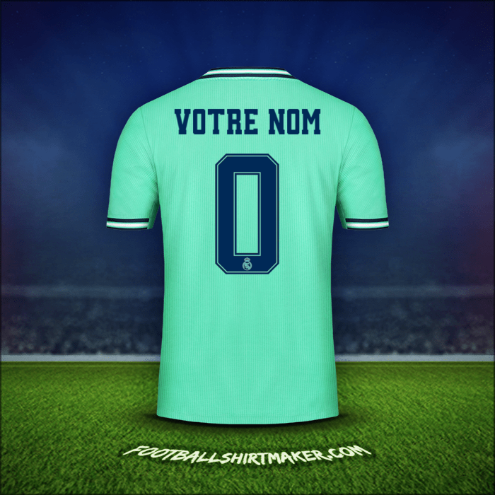 Maillot Real Madrid CF Cup 2019/20 Troisième -  votre nom - 0
