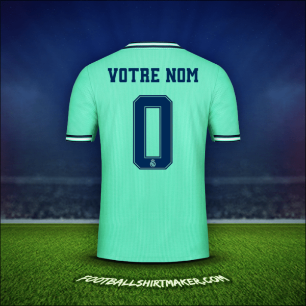 Maillot Real Madrid CF Cup 2019/20 Troisième -  votre nom - 0