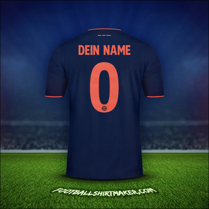 Trikot FC Bayern Munchen UCL 2019/20 -  dein name - 0