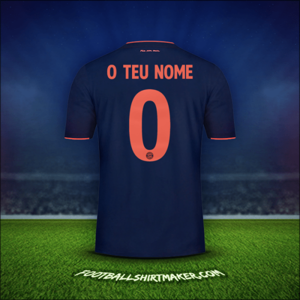 Camisola FC Bayern Munchen UCL 2019/20 -  o teu nome - 0
