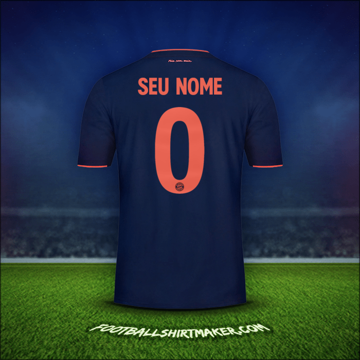 Camisa FC Bayern Munchen UCL 2019/20 -  seu nome - 0
