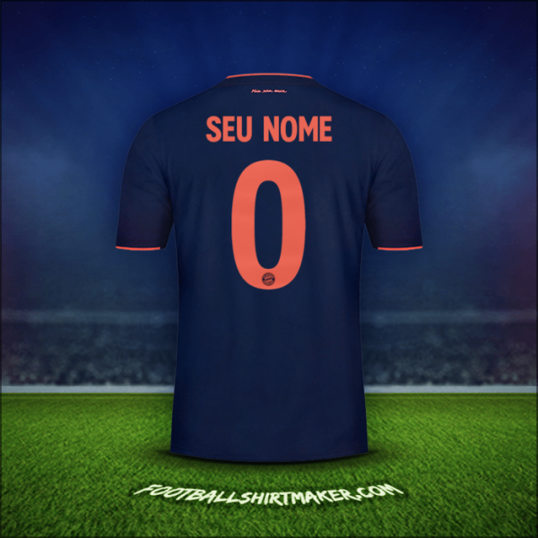 Camisa FC Bayern Munchen UCL 2019/20 -  seu nome - 0