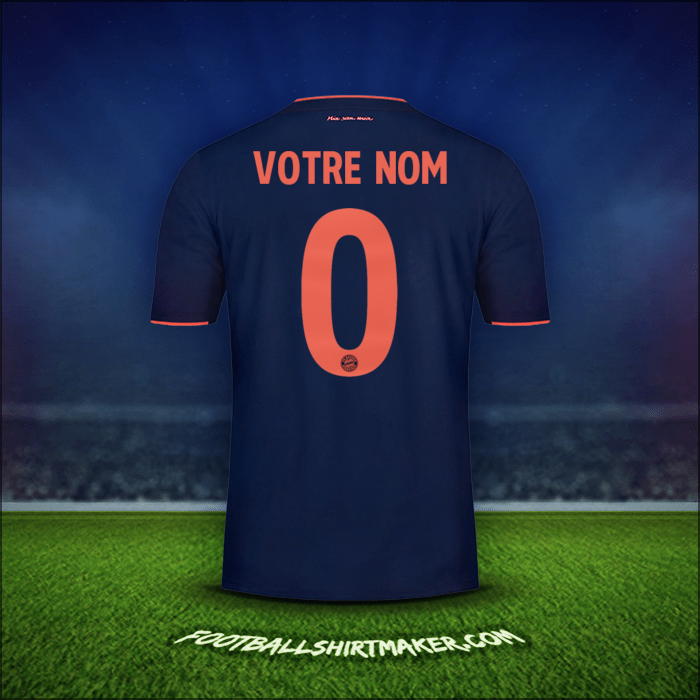 Maillot FC Bayern Munchen UCL 2019/20 -  votre nom - 0