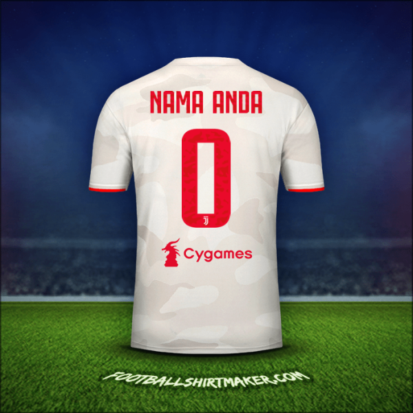Jersey Juventus FC 2019/20 Alternatif -  nama anda - 0