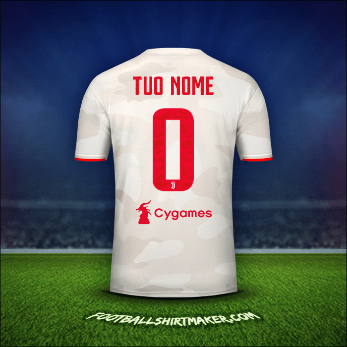 Maglia Juventus FC 2019/20 Seconda -  tuo nome - 0
