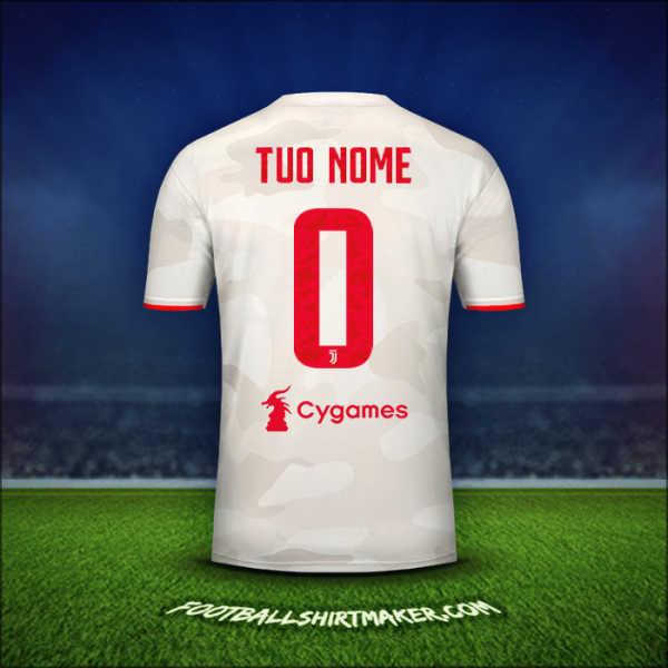 Maglia Juventus FC 2019/20 Seconda -  tuo nome - 0