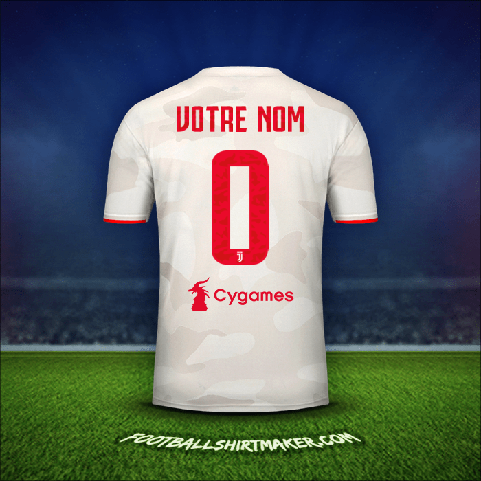 Maillot Juventus FC 2019/20 Extérieur -  votre nom - 0