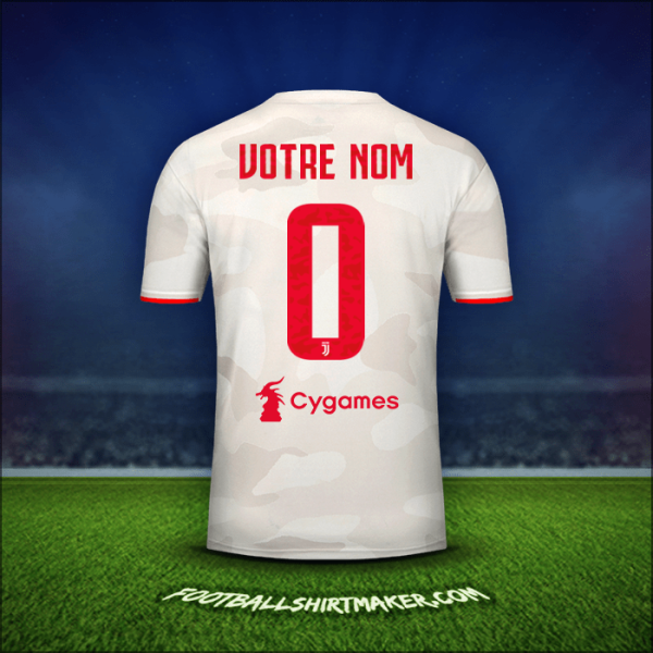 Maillot Juventus FC 2019/20 Extérieur -  votre nom - 0