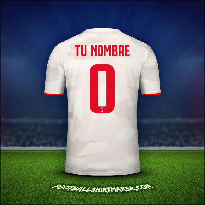 Jersey Juventus FC Cup 2019/20 Visita -  tu nombre - 0