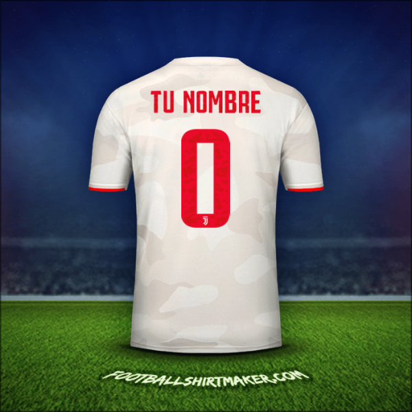 Jersey Juventus FC Cup 2019/20 Visita -  tu nombre - 0