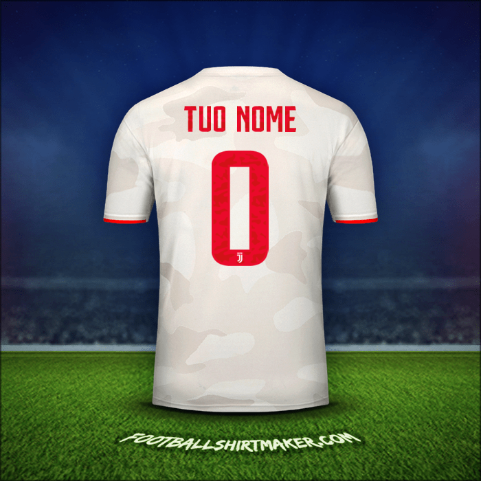 Maglia Juventus FC Cup 2019/20 Seconda -  tuo nome - 0
