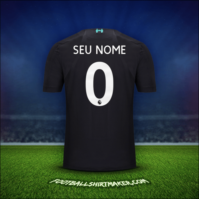 Camisa Liverpool FC 2019/20 Terceira -  seu nome - 0