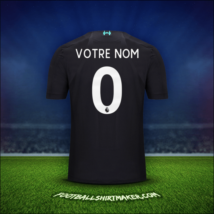 Maillot Liverpool FC 2019/20 Troisième -  votre nom - 0