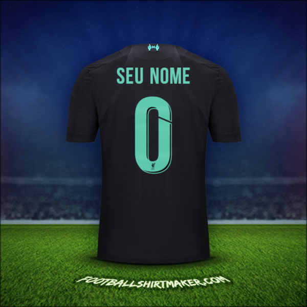 Camisa Liverpool FC Cup 2019/20 Terceira -  seu nome - 0