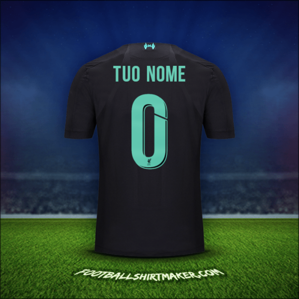 Maglia Liverpool FC Cup 2019/20 Terza -  tuo nome - 0