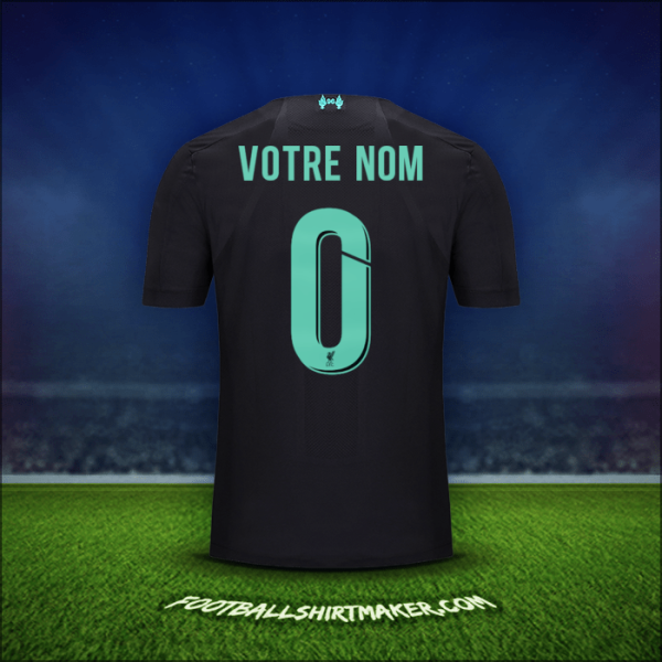 Maillot Liverpool FC Cup 2019/20 Troisième -  votre nom - 0