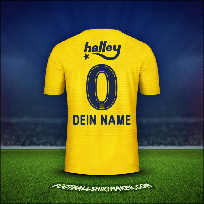Trikot Fenerbahce SK 2019/20 Auswärts -  dein name - 0