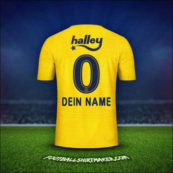 Trikot Fenerbahce SK 2019/20 Auswärts -  dein name - 0