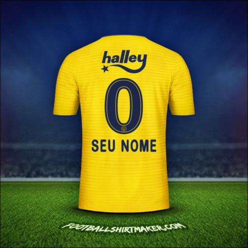 Camisa Fenerbahce SK 2019/20 Alternativa -  seu nome - 0