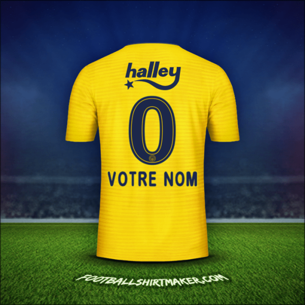 Maillot Fenerbahce SK 2019/20 Extérieur -  votre nom - 0