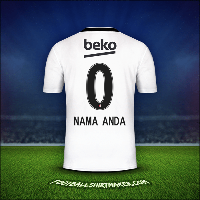 Jersey Besiktas JK 2019/20 -  nama anda - 0