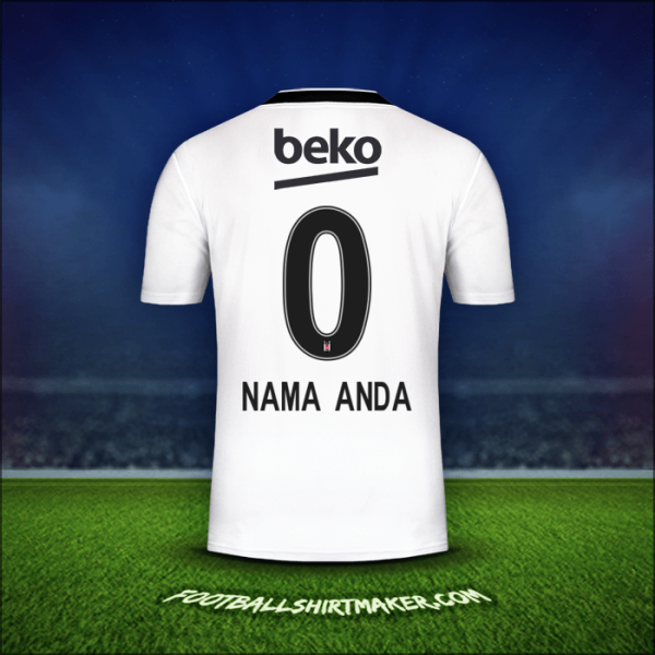 Jersey Besiktas JK 2019/20 -  nama anda - 0