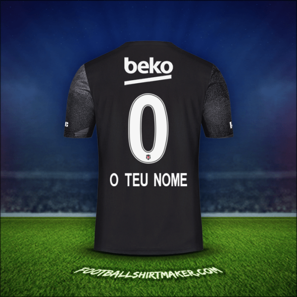Camisola Besiktas JK 2019/20 Alternativa -  o teu nome - 0