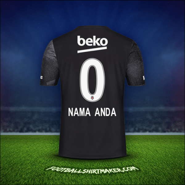 Jersey Besiktas JK 2019/20 Alternatif -  nama anda - 0