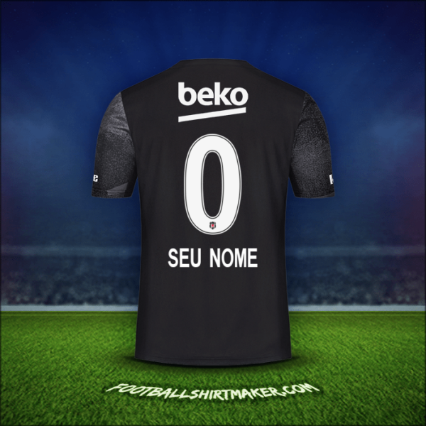 Camisa Besiktas JK 2019/20 Alternativa -  seu nome - 0